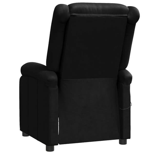 Reclinerfåtölj svart konstläder