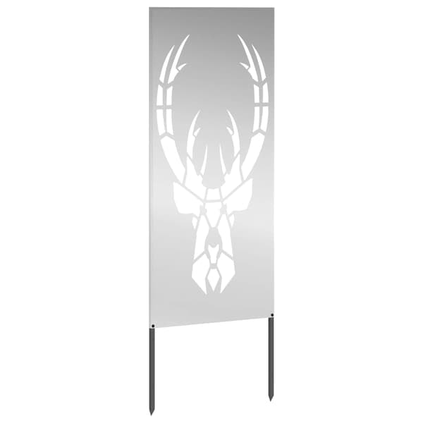 Trädgårds integritetsskärm Silver 50 x 140 cm Galvaniserat stål