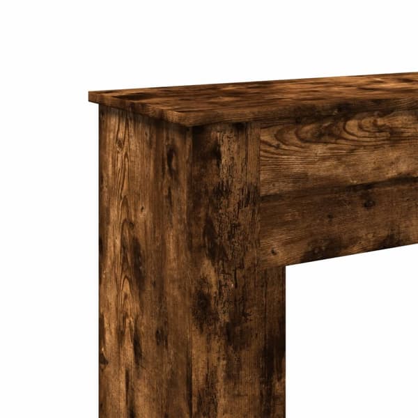 Spiselkrans rökfärgad ek 90x30x90 cm konstruerat trä