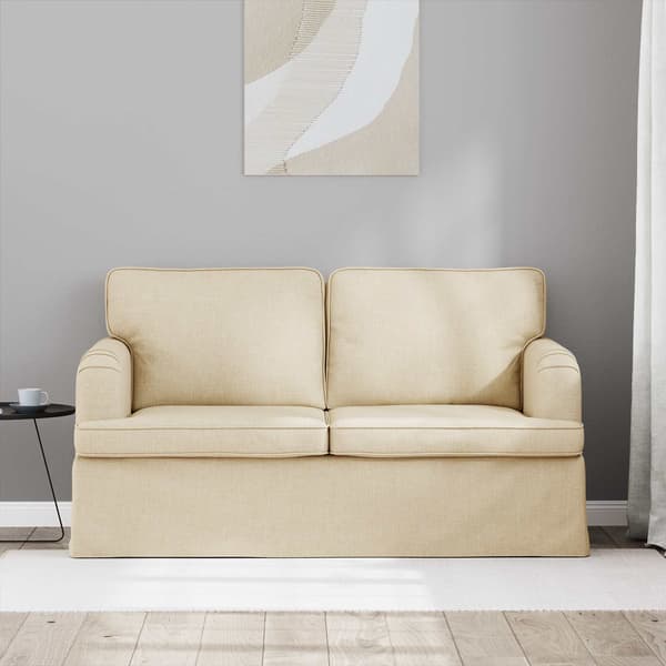 Soffa Kräm 144 x 80 x 85 cm tyg