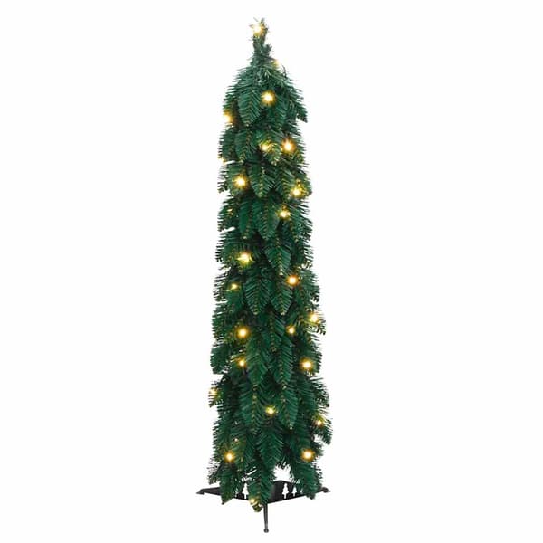 Belyst plastgran med 45 LEDs 90 cm