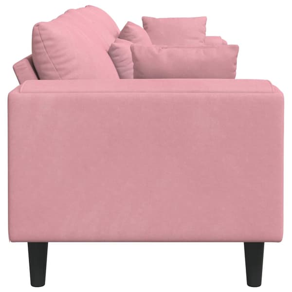 Soffa Rosa 250 x 77 x 76 cm Sammet