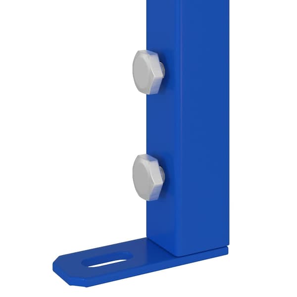 Väggstöd för tvättställsystem Blå 50 x 3 x 112 cm