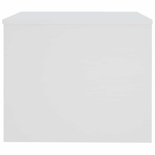 Soffbord vit 80x50x40 cm konstruerat trä