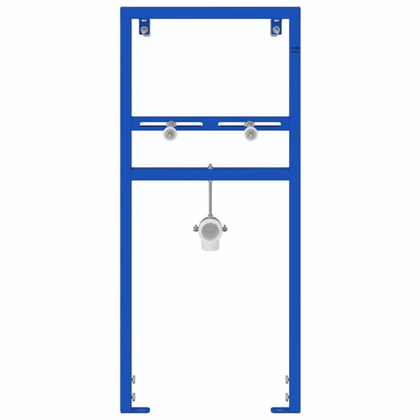 Väggstöd för tvättställsystem Blå 50 x 3 x 112 cm