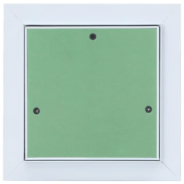 Åtkomstpanel Grön och Silver 20 x 20 cm Aluminium och gips
