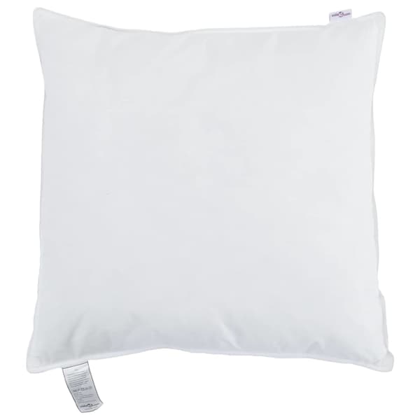 Kudde med kudde 2 pcs Vit 65 x 65 cm Fjäder