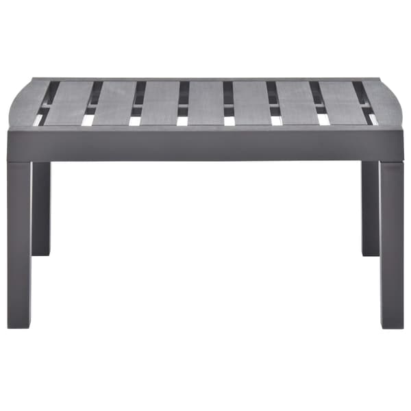 Trädgårdsbord mocka 78x55x38 cm plast