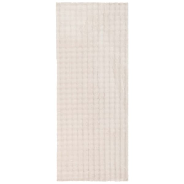 Områdesmattor Rektangulär SIROLO Beige 150 x 80 cm Polyester