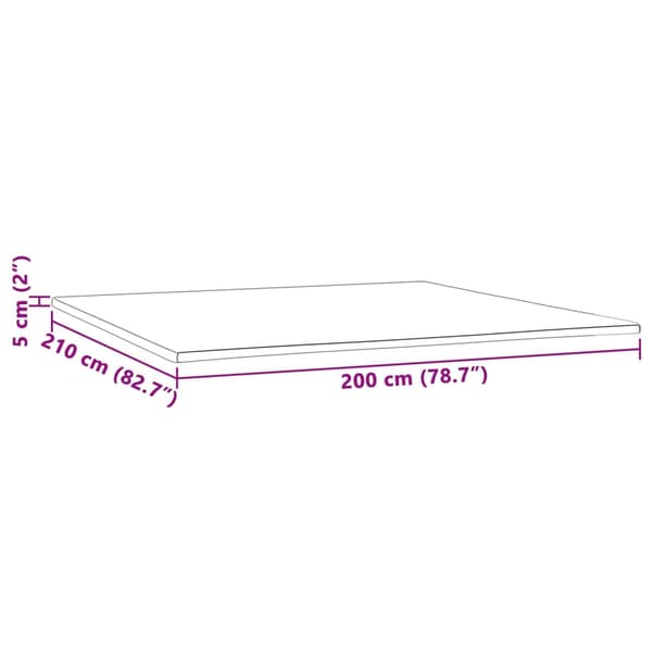 Madrasskydd 200x210x5 cm