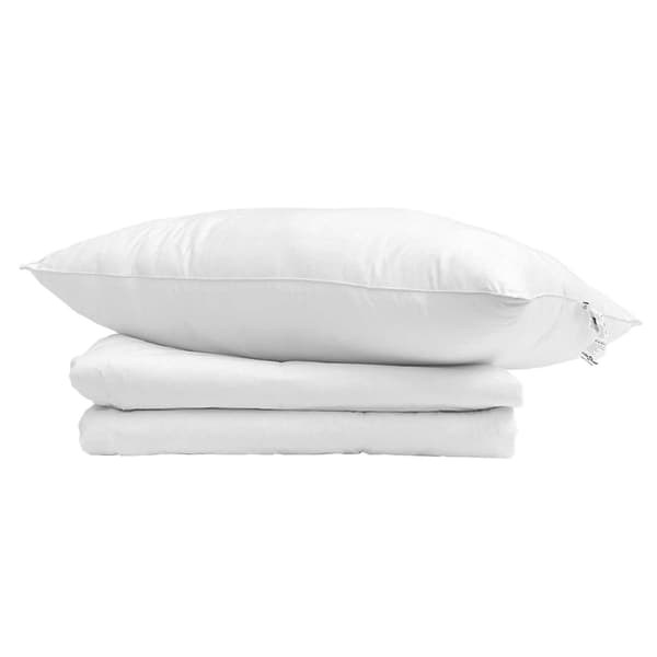 Sommar Duvet med kudde 2 st Vit Dunfjäder