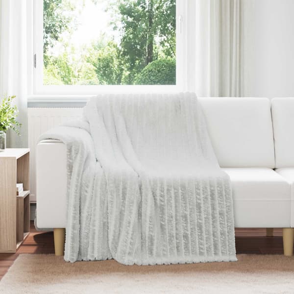 Filtar 6 pcs Grå 200 x 150 cm Fleece