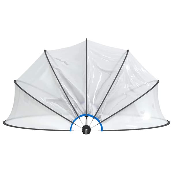 Pooltak runt 406x203 cm PVC