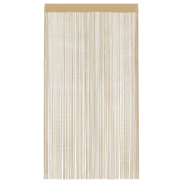 Trådgardiner 2 st 100x250 cm beige