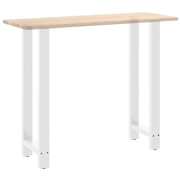 Barbordsben vita 2 st 40x(110-111) cm stål