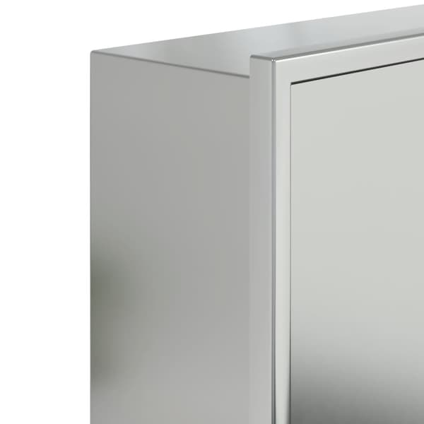 Duschnisch borstad silver 62x32x9 cm rostfritt stål