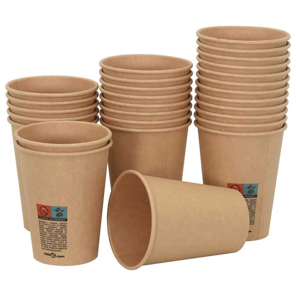 Kaffekoppar i papper 1000 st 12oz 300ml brun