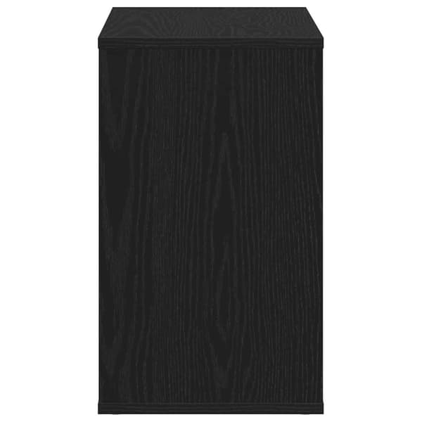 Sideboard Svart Ek 60 x 30 x 50 cm Konstruerat trä