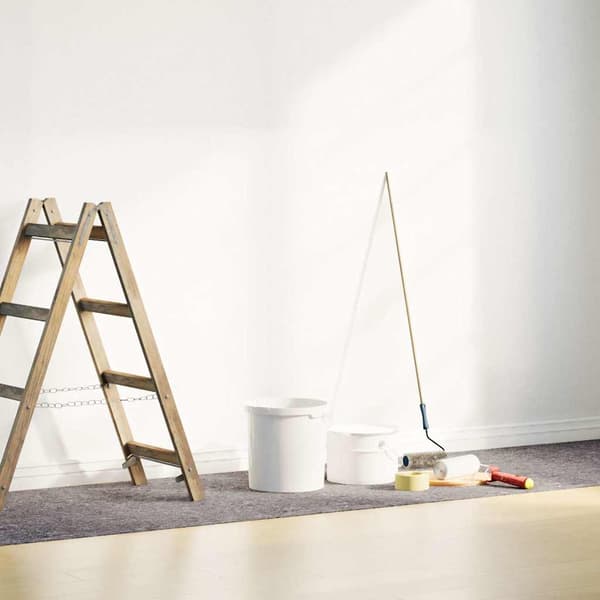 Halkfri målarfleece 10 m 280 g/m² grå