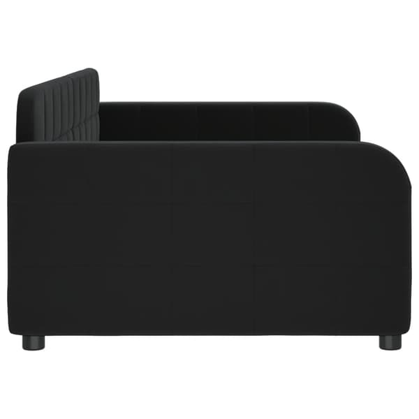 Dagbädd svart 100x200 cm sammet