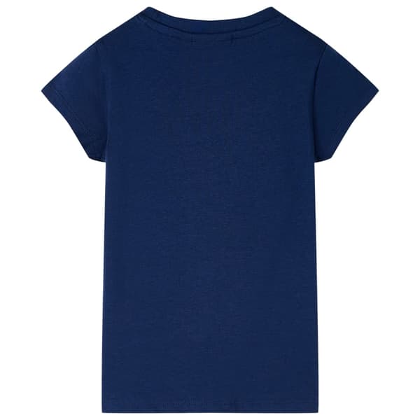 T-shirt för barn marinblå 116