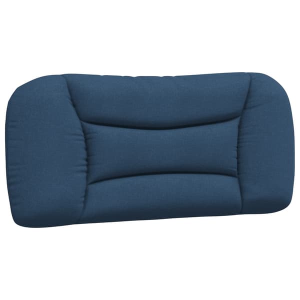 Headboard Cushion "Hvar" Blue 90 cm Fabric
