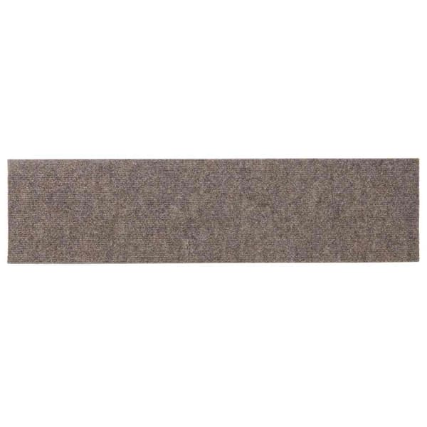 Trappmattor självhäftande 30 st 76x20 cm beige rektangulära