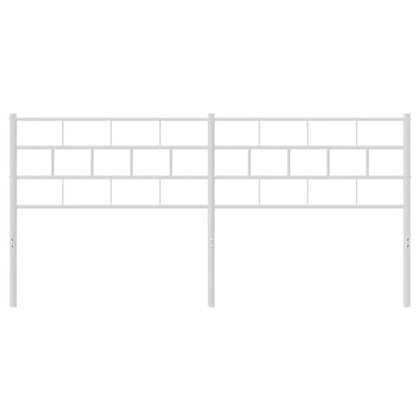 Ersättningsgavel metall vit 200 cm