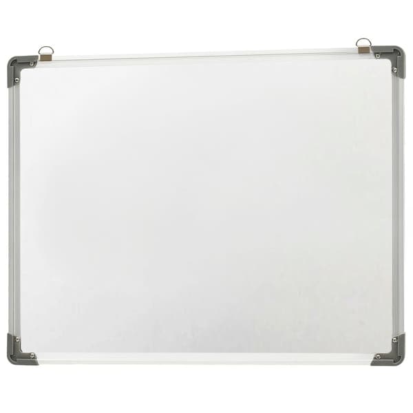 Magnetisk whiteboard vit 90x60 cm stål