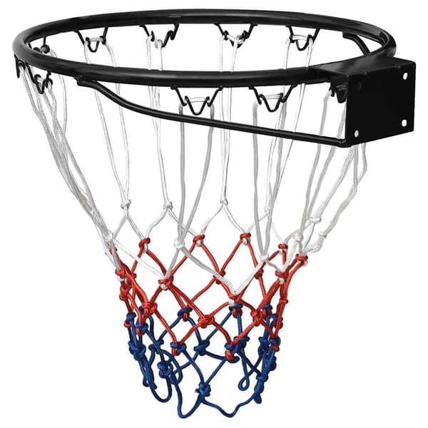 Basketring svart 39 cm stål