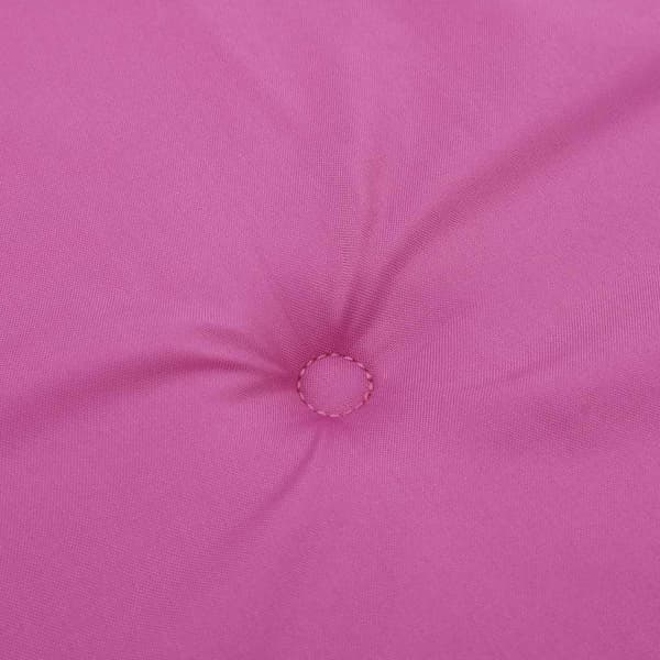 Stolsdyna för däckstol rosa oxfordtyg