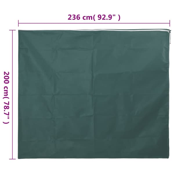 Fiberdukar med blixtlås 2 st 70 g/m² 2,36x2 m