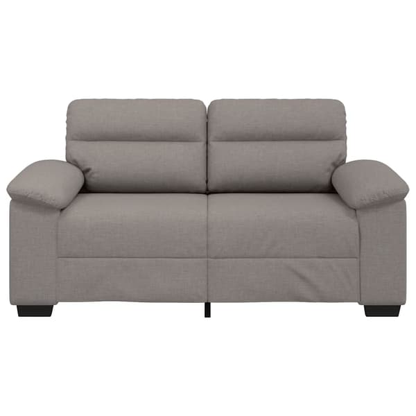 2-sitssoffa taupe 160x81x84 cm tyg