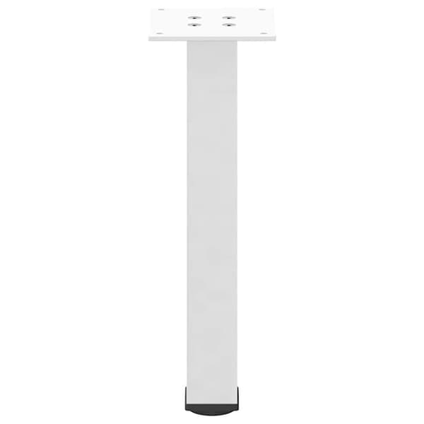 Soffbordsben 4 st vita 30-32 cm stål