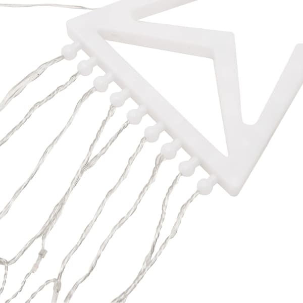 Julgransbelysning 320 LED varmvit 375 cm
