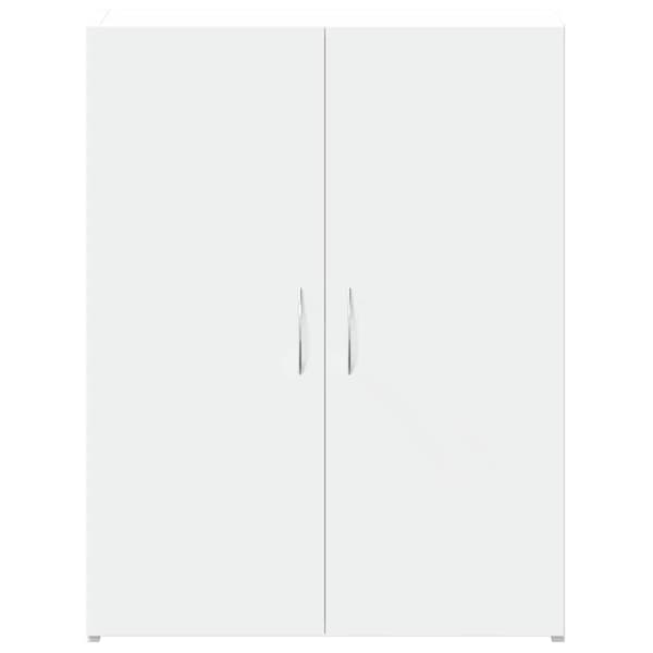 Dokumentskåp vit 60x32x77,5 cm konstruerat trä