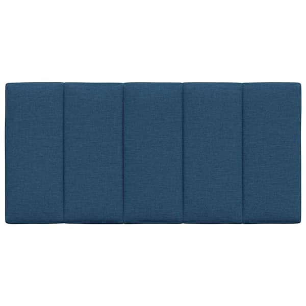 Headboard Cushion "Hanko" Blue 100 cm Fabric