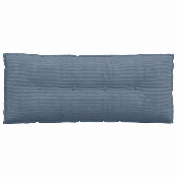 Ryggkudde Blå 120 x 50 cm Kordread tyg