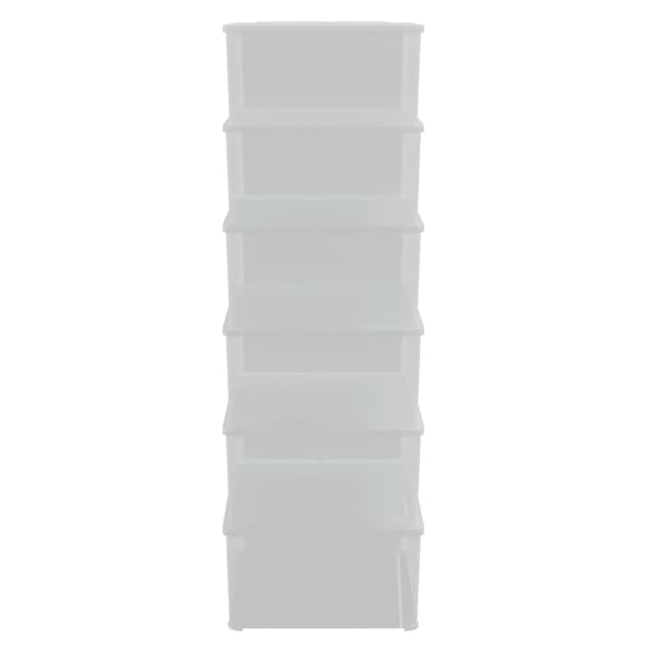 Plastlådor 6 st 10 L stapelbara