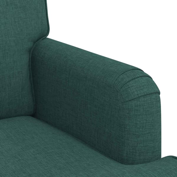Soffa Mörkgrön 84 x 80 x 85 cm tyg