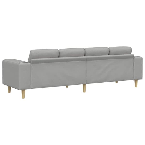 Vardagsrumsoffa Moln Grå 250 x 77 x 76 cm Polyester
