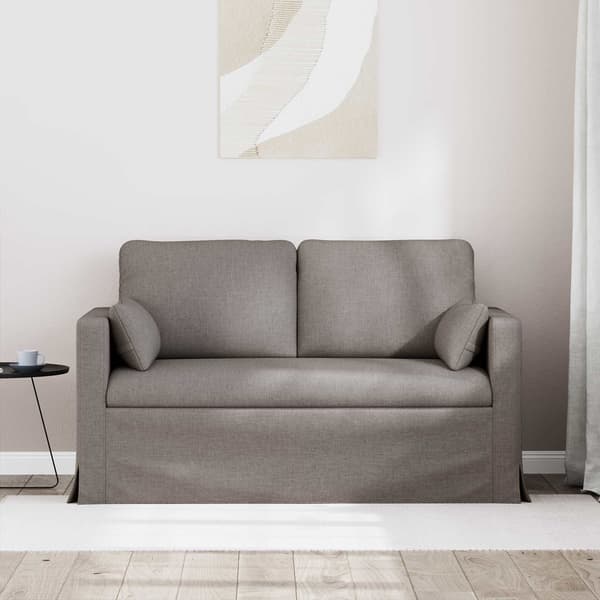 Soffa Taupe 139 x 78 x 80 cm tyg