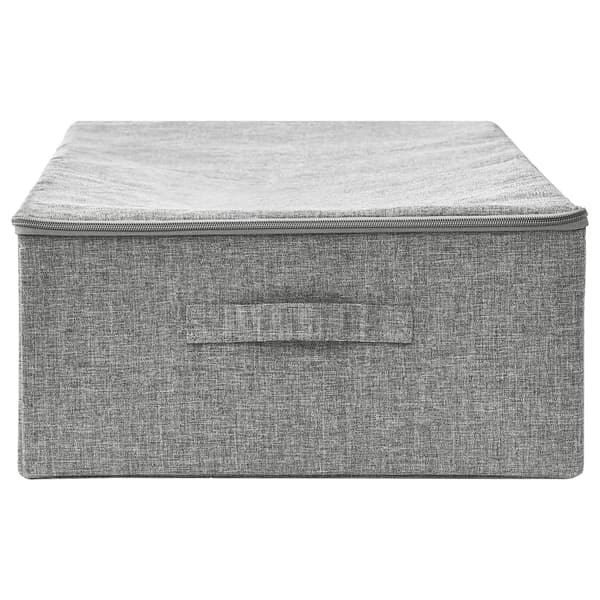 Förvaringslåda tyg 70x40x18 cm grå