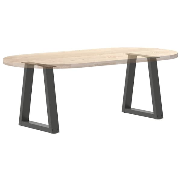 Soffbordsben V-formade 2 st antracit 38x(42-43,3) cm stål