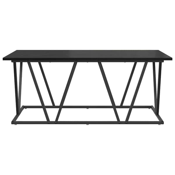 Kaffeebord Svart Ek 100 x 50 x 40 cm