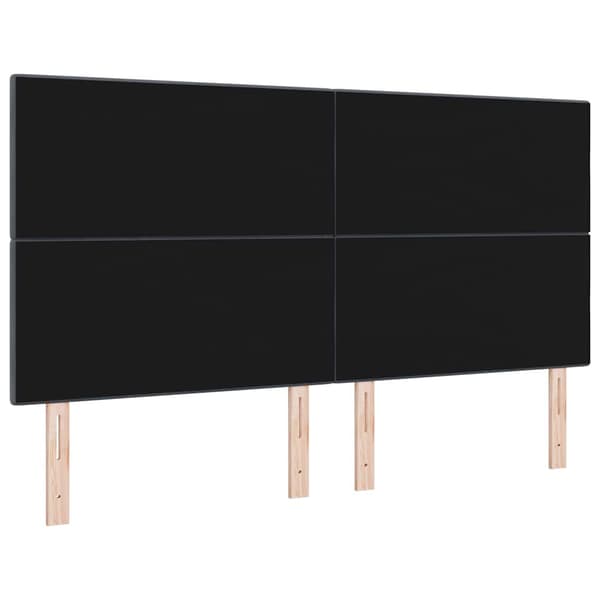 Huvudgavel Mörkgrå 180 cm Sammet