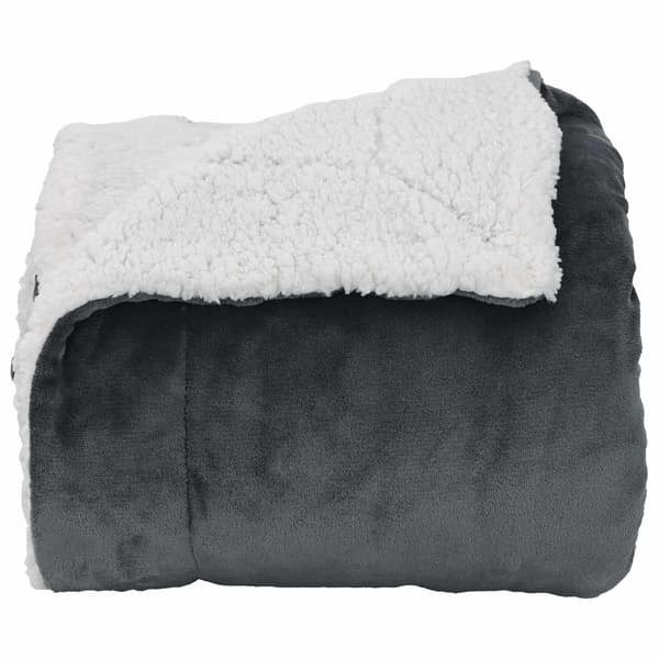 Kastfilt Mörkgrå 150 x 200 cm Fleece