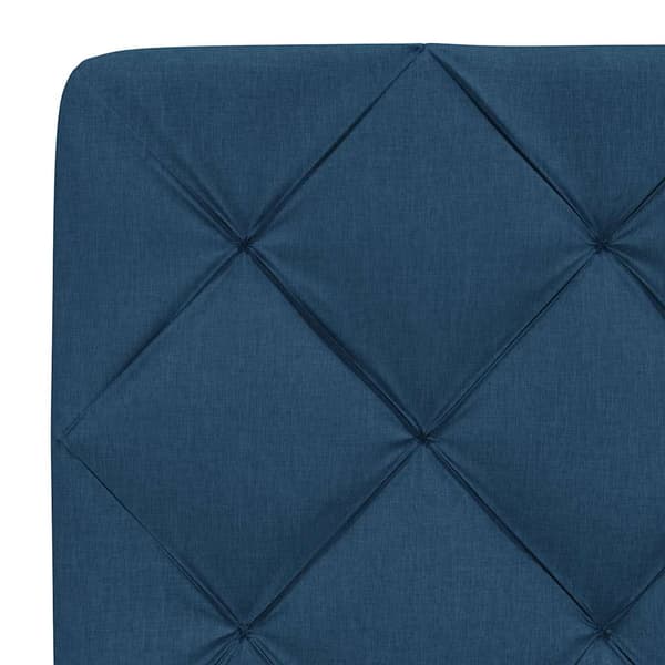Headboard Cushion Blue 140 cm Fabric