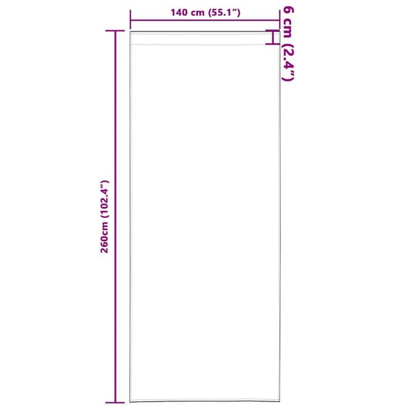 Sammetsgardiner 2 st Silvergrå 260 x 140 cm Sammet