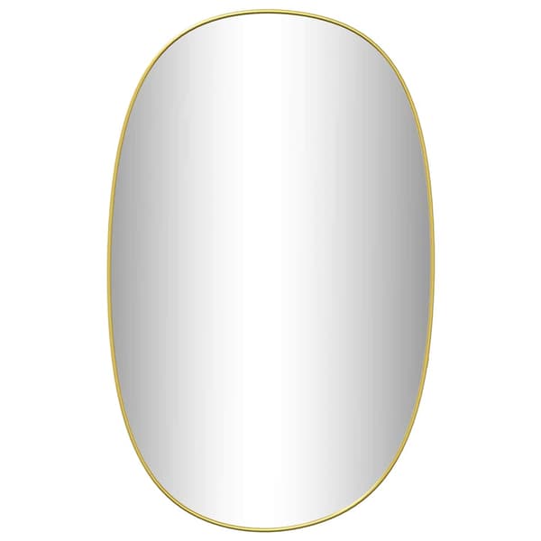 Väggspegel guld 80x50 cm